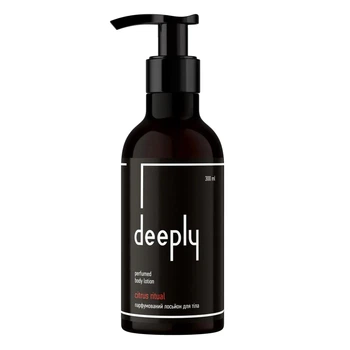Парфумований лосьйон для тіла deeply citrus ritual perfumed body lotion для догляду шкіри з цитрусовим ароматом 300 мл