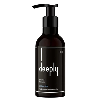 Лосьйон deeply amber vibe perfumed body lotion для тіла з парфумованим ароматом ванілі та доглядом за шкірою, 300 мл
