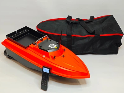 Карповий кораблик для рибалки D80B з GPS на 100 точок 46800mAh червоний