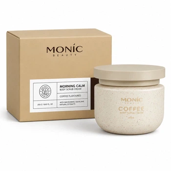 Крем-скраб для тіла Monic Beauty Morning Calm з ароматом кави, 250 г ( 5061010286834)