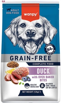 Сухий беззерновий корм Wanpy Grain Free Duck для собак віком від 1 року, з качкою 12 кг (6927749823148)