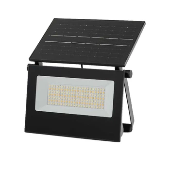 Уличный LED прожектор 100 Вт 12x3,2x8,5 см ABS белый с солнечной панелью 80 LED