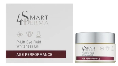 Пептидный лифтинг-флюид для зоны вокруг глаз Белая лилия Smart4Derma Age Performance P-LIFT EYE FLUID WHITENES 30мл