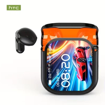 Беспроводные наушники-перекладчик HTC NE20 TWS Bluetooth 6.0, перевод 134 языков в реальном времени, HiFi звук, спортивные