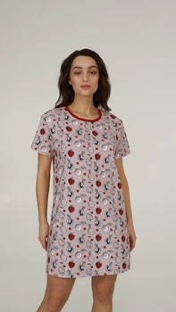 Сорочка женская Ellen Sorbet LDK 129/10/01 S теракотовый