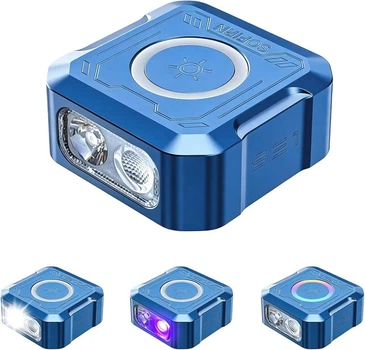Ліхтар Універсальний SOFIRN SE1 SET (300 Люмен, УФ, RGB, Магніт) синій