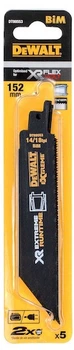 Zestaw brzeszczotów do piły szablastej DeWalt XR Extreme Runtime BIM do metalu 152 mm 5 szt (DT99553-QZ)