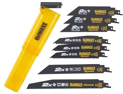 Zestaw brzeszczotów do piły szablastej DeWalt Extreme 2X Long Life BIM 8 szt (DT2443L-QZ)