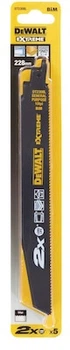 Zestaw brzeszczotów uniwersalnych do piły szablastej DeWalt Extreme 2X Long Life BIM 228 mm 5 szt (DT2308L-QZ)