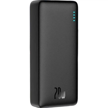 Внешний аккумулятор Baseus Airpow Fast Charge Power Bank 20000mAh 20W Cluster Black