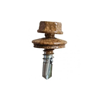 Кровельный саморез Krep Tech SDS RAL0001 Mat 4,8*35 мм 50 шт золотой дуб