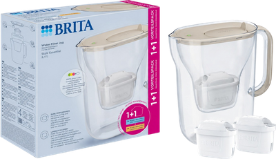 Фильтр-кувшин Brita Style Essential Mxpro песочный + 2 картриджа (1057797)