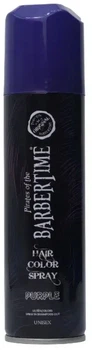 Спрей-краска для волос Barbertime Pro Hair Coloring Mech Spray Purple 150 мл (8682815651985)