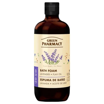 Пена д/ванн Green Pharmacy "Лаванда и масло льна", 500мл - 734749