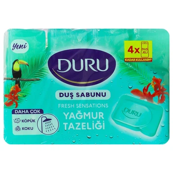 Набір мила косметичного Duru "Fresh Sensations", 150 г х 4 шт/уп. - 741892
