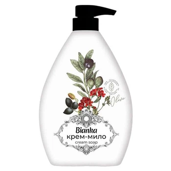 Крем-мыло жидкое Bianca "Olive", в полимерной бутылке, 900мл - 736092