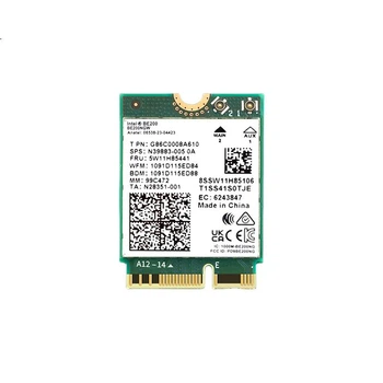 Wi-Fi/Bluetooth адаптер Wavlink BE200 WiFi7/8774 Мбит/с/Bluetooth 5.4/Два диапазона/MU-MIMO/OFDMA/MLO/M.2 (WN685BE3M)