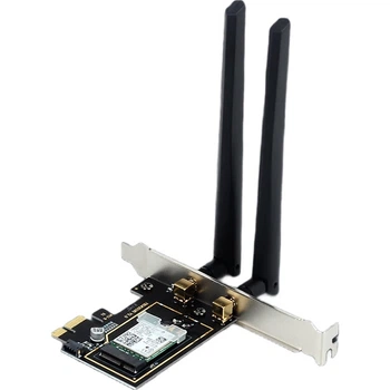 Карта Newmine PCI-E сетевая беспроводная WiFi 6 с Bluetooth, двухдиапазонная гигабитная