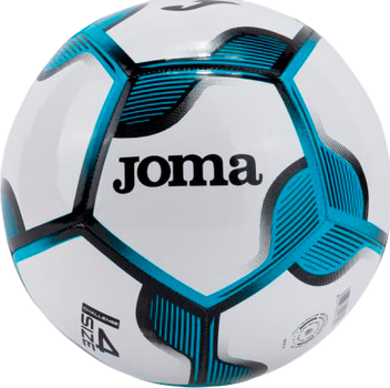 М'яч футбольний Joma CHALLENGE IV 4 Біло-бірюзовий (8447534446904)