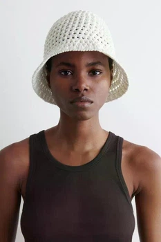 Панама жіноча COS crochet bucket hat 1084713014 M-L Білий