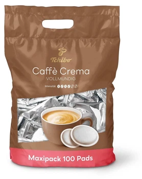 Кофе в чалдах Senseo Tchibo Caffè Crema Vollmundig 100 порций (62 мм) - Нидерланды