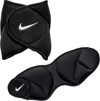 Утяжелители Nike Ankle Weights N.100.0814.010.OS 2 х 1.1 кг Черные (887791328199)