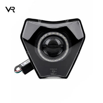 LED фара Angel Eye RGBW V4 с APP управлением для эндуро 2024+
