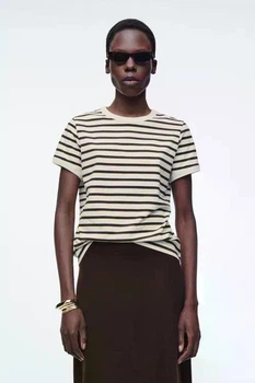 Футболка жіноча COS shrunken ringer t-shirt 1267052003 М Різнобарвна