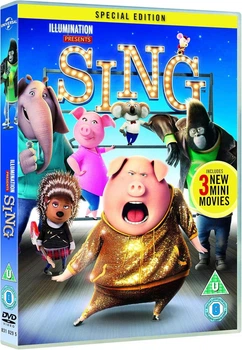 DVD мультфільм Sing Special Edition англійське видання Universal Illumination Співай