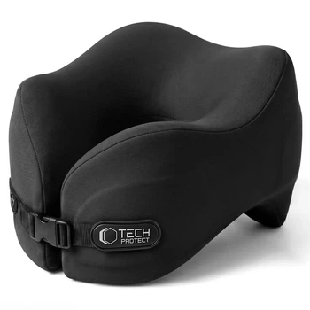 Подушка для путешествий Tech-Protect ComfortRest Travel Neck Pillow Black (5906302353118)