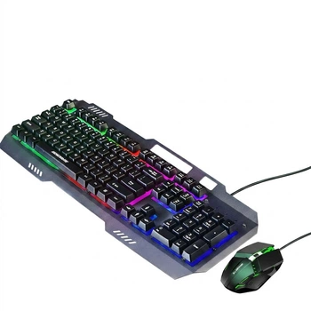 Комплект проводной GESOBYTE G108X USB Black