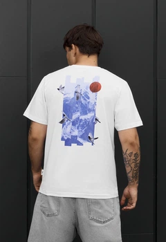Чоловіча Футболка Стаф Біла З Малюнком Птах Спортивна Staff Bird White XL (397863)