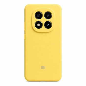Силиконовый чехол Soft Touch для Xiaomi Redmi Note 15 Pro 4G Желтый
