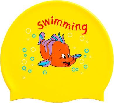 Шапочка для плавания детская Newt Fish NE-SW-390-OR Желтая