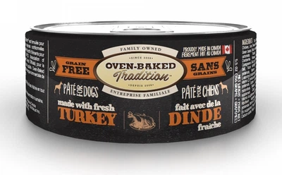Влажный корм с индейкой для собак любого возраста Oven-Baked Tradition Dog Turkey, 156 гр