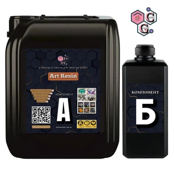 Эпоксидная смола комплект с отвердителем 6.5 кг ART RESIN. Для ювелирных работ