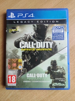 Игра диск Call of Duty Infinite Warfare + Call of Duty Modern Warfare Legacy Edition PS4 Б/У