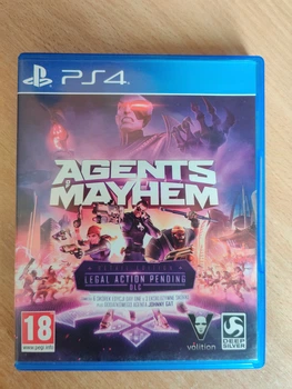 Игра диск Agents Mayhem PS4 Б/У