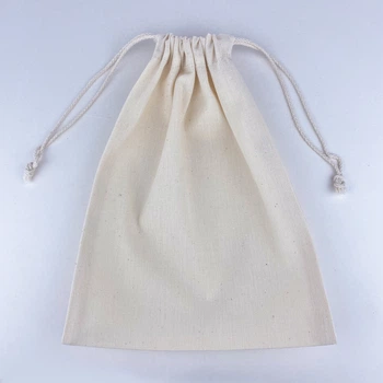 Мішечок екомішечок bag-in-bag для сумки макраме бавовняний S 20×25см натуральний (1253506)