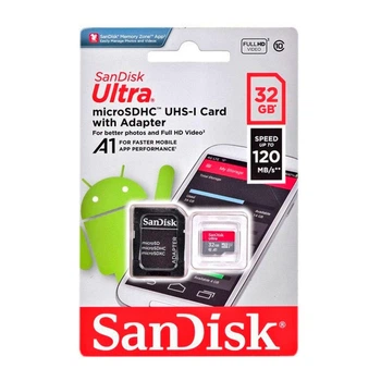 Карта памяти SanDisk Ultra microSDXC 32 GB для видеодомофона