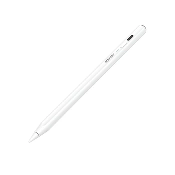 Стилус Acefast V2 для iPad с 2 сменными наконечниками White (6974316285441)