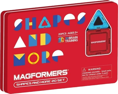 Klocki magnetyczne Magformers Shapes and More 20 elementów 005-799016 (730658990162)