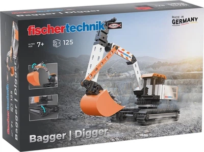Klocki konstrukcyjne Fischertechnik Koparka 125 elementów 576104 (4048962549287)