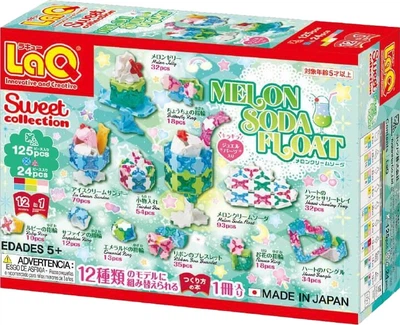 Klocki konstrukcyjne LaQ Sweet Collection Melon Soda 125 elementów (4952907008701)