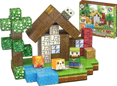 Klocki magnetyczne Adar domek w lesie 99 elementów 3/630833 (5901271630833)