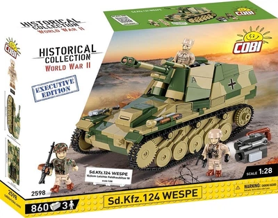 Klocki konstrukcyjne Cobi Historical Collection Sd.Kfz. 124 Wespe 860 elementów COBI-2598 (5902251025984)