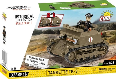 Конструктор Cobi Historical Collection Танкетка TK-3 323 элемента COBI-2658 (5902251026585)