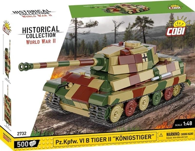 Klocki konstrukcyjne Cobi Historical Collection Pz.Kpfw. VI B Tiger II 500 elementów COBI-2732 (5902251027322)