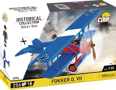 Klocki konstrukcyjne Cobi Historical Collection Fokker D. VII 256 elementów COBI-2994 (5902251029944)