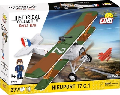 Klocki konstrukcyjne Cobi Historical Collection Nieuport 17 C.1 277 elementów COBI-2998 (5902251029982)
